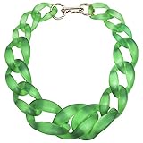 LackingOne Simple Charming Womens Acrylic Collar Chunky Statement Necklace
