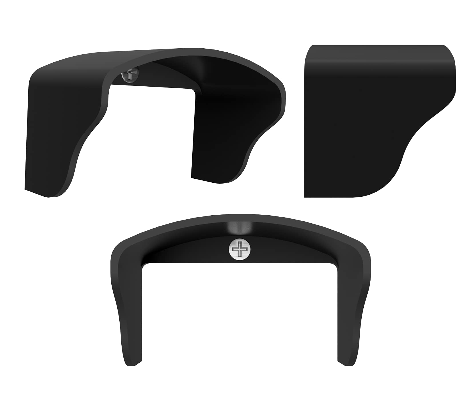 Universal Smart Video Doorbell Rain Cover Hood Weather Shield Glare Protector Compatible with Access Control Reader or Keypad Up To 73 mm Wide Black (75mm)