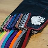 WOD Nation Wrist Wraps Cloth Support Wraps for Strength - Superior Protection for Olympic Weightlifting, Cross Training, Powerlifting - Fits Men and Women - Free Carrying Bag - 100% Guarantee