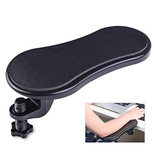 UPC 888916390367, Uarter Computer Armrest Adjustable Arm Wrist Rest Support for Home and Office Black