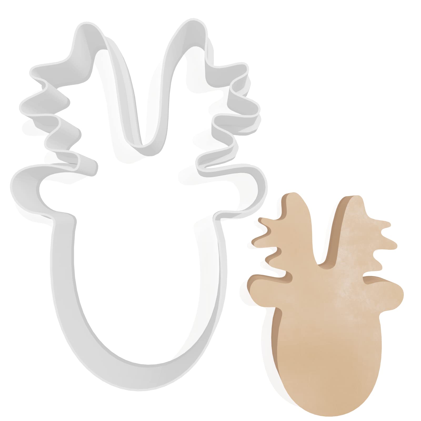 Christmas Reindeer Head Cookie Cutter - 3 Sizes