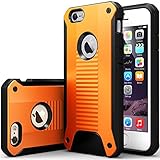 iPhone 6 Case, CaseologyÂ® [Plate Armor Series] Heavy Duty Industrial Cover [Orange] [Rugged Protection] for Apple iPhone 6 (2014) & iPhone 6S (2015) - Orange