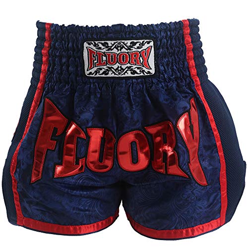 image for FLUORY Muay Thai Fight Shorts,MMA Shorts Clothing Training Cage Fighti