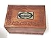 Adult Size Hard Wood Human Funeral Cremation Urn with Engraving
