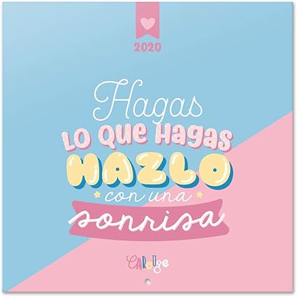 Erik Calendario Da Muro Carouge Licenza Ufficiale 30x30 Cm 12 Mesi Con Frasi In Spagnolo Amazon It Cancelleria E Prodotti Per Ufficio