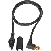 Optimate cable O-29, Adapter-extender, SAE to BIKE 90&deg; plug