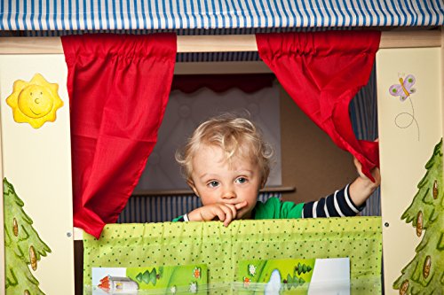 image for Roba Playhouse Combination Roles Play House for Kids Shop, Puppet Thea