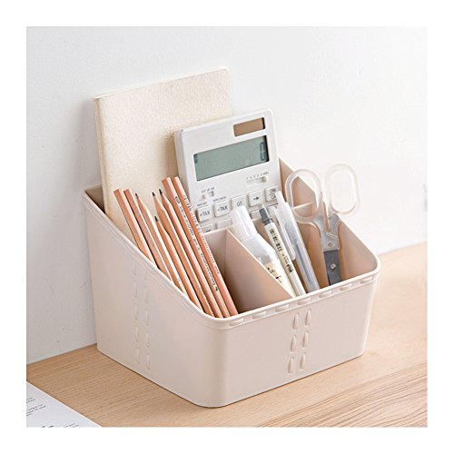 XICHENGSHIDAI Multi-zone cosmetic storage box dresser storage box Desktop plastic stationery skin care product box