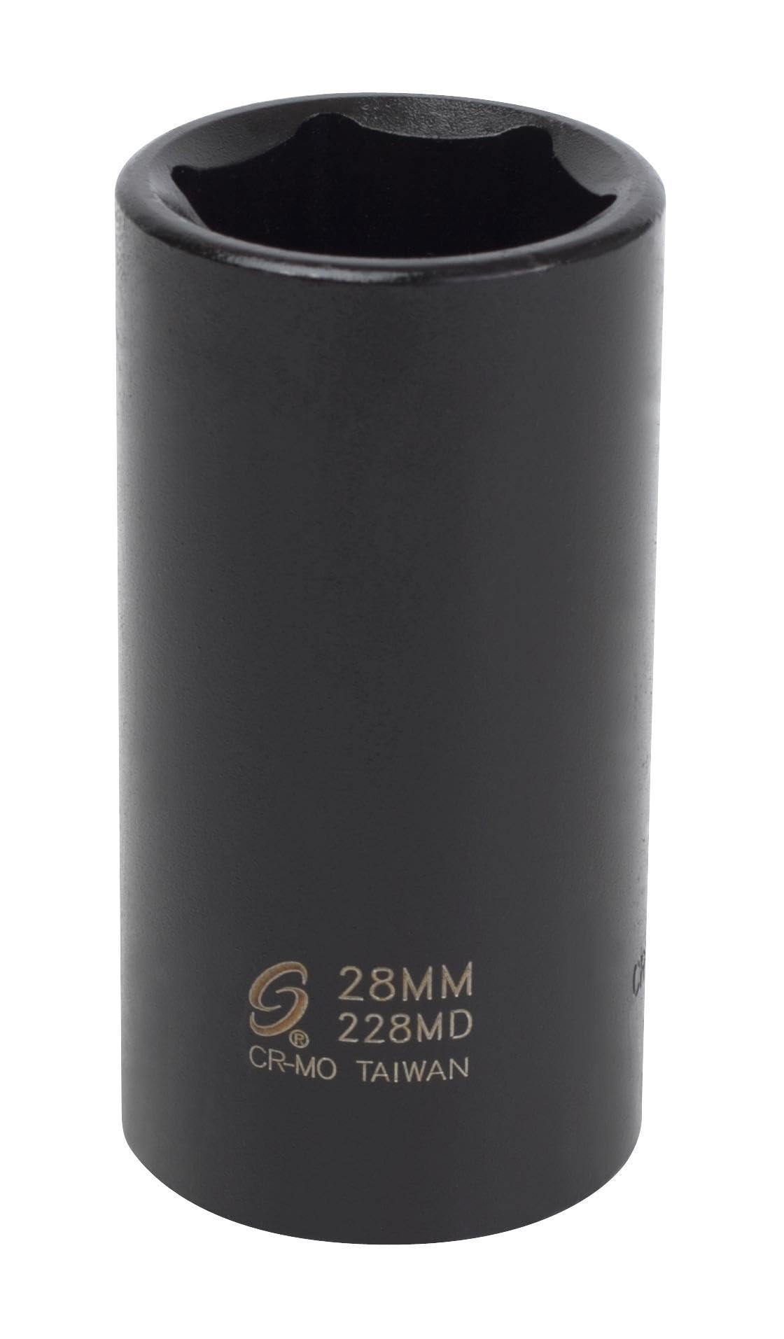 Sunex 228md 1/2-Inch Drive 28-mm Deep Impact Socket