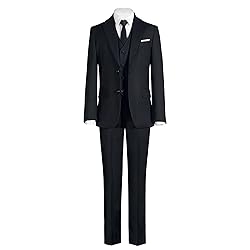 Marvelous World Suits Black Slim Fit Size 8 Formal
