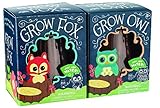 Toysmith Grow Fox & Owl Set