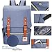 OURBAG Unisex British Style Casual Waterproof Oxford School Backpack Rucksack Blue