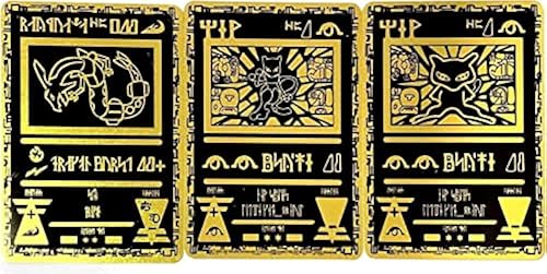Ancient Mew Metal Pok&eacute;mon Card &ndash; Gold Plated Collector&rsquo;s