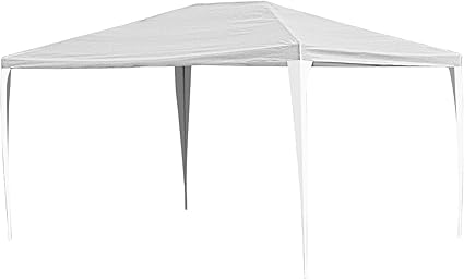 Hengda Pavillon 3x4m Hochwertiges Partyzelt Uv Schutz Gartenpavillon Pe Plane Wasserdicht Weiss Zelt Fur Garten Terrasse Party Amazon De Garten Garten Pavillon Zelt