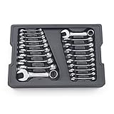 GearWrench 81903 20 Piece Stubby Wrench Set SAE and Metric