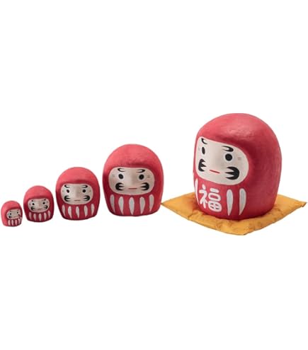 Mini Daruma Duo – Good Luck Charm Amazon.com: WA ZAKKA Miniature Daruma Doll (Japanese Good-Luck