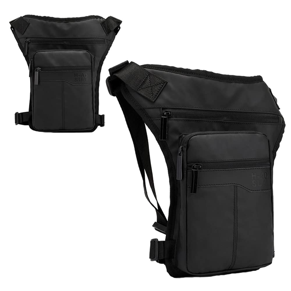 DZOZO Drop Leg Bag Waist Pack for Men Messenger Shoulder Bag Waist Fanny Pack Hiking Waist Pack Thigh Bag Thigh Fanny Pouch Riding Bumbag Men's Shoulder Bag Messenger Bag Chest Bag