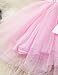 NNJXD Girl Shinny Stripe Baby Girl Sleeveless Printed Tutu Dress Size (80) 10-12 Months Gold&Pink