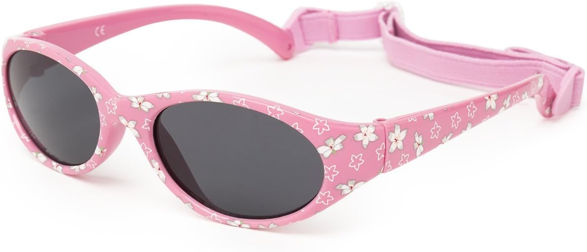 Sunglasses for Girl Boy. 2 to 5 years. UV400 Sun Filter. Made of Rubber. BPA Free. Adjustable and Detachable Band