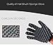 Curl Hair Sponge Gloves Tutorial for Barbers Wave Black Twist Brush Styling Tool For Men and Women Curly Hair Care Dreads Afro Locs Twist Dreadlocks Coil By Kasimedo(1 Pair)
