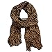 Kobwa(TM) Leopard Pattern Shawl Scarf Wrap for Women With Kobwa's Keyring