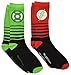 The Flash Green Lantern Crew Socks 2 Pair Pack