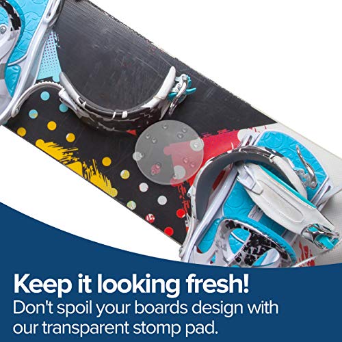 Frozen Lines Snowboard Stomp Pad I The AntiSlip, Clear Stomp Pad