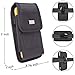 AISCELL Belt Hip HoIster,Heavy Duty Tactical Nylon Case Belt Clip Holster Fits iPhone 11,11 Pro Max, XS Max,XR, 8 Plus, 7 Plus, 6S 6 Plus, with Hybrid Dual Layer Defender Protective Armor Case Cover
