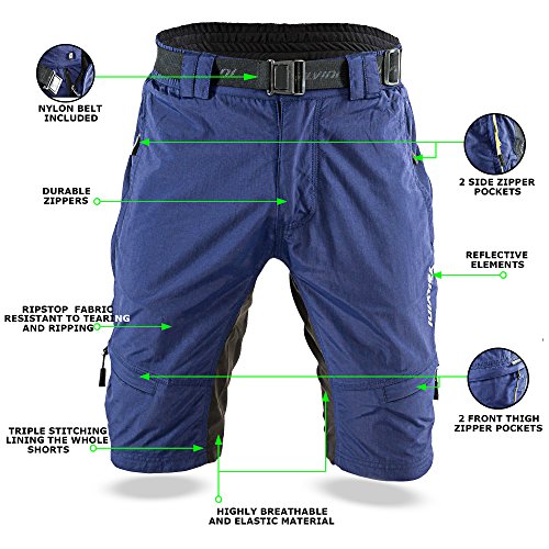 image for SILVINI MTB Shorts Rango with 6 Pockets for Men's Mountain Bike Cyclin