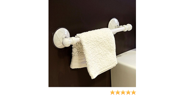 MAURER Toallero Ventosa, Blanco, 5x11x41 cm : Amazon.es ...
