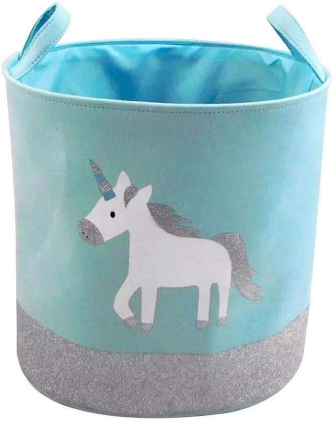 Cesto Guardar Juguetes, Plegable Cesto Colada para Ropa Sucia Infantil