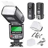 Neewer PRO i-TTL FlashDeluxe Kit for NIKON DSLR D7100 D7000 D5300 D5200 D5100 D5000 D3200 D3100 D3300 D90 D800 D700 D300 D300S D610