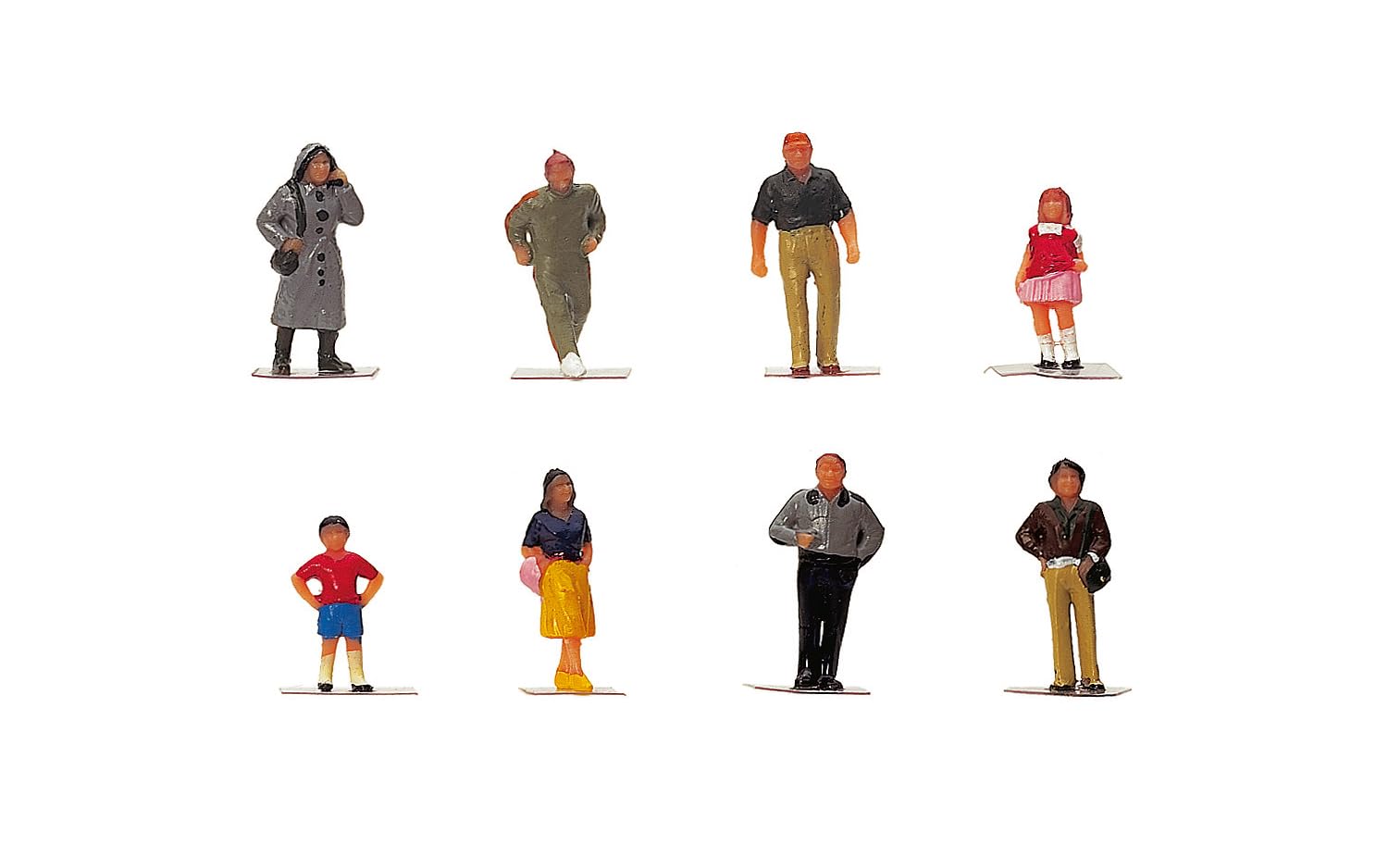 Hornby R7116 Town People for Model Railway OO Gauge, Model Train Accessories for Adding Scenery, Dioramas, Woodland, Buildings and More, Model Making Kits - 1:76 Scale Model Accessory