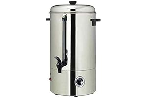 Adcraft WB-40 40-Cup Low Volume Manual Fill Hot Water Dispenser Boiler, Stainless Steel, 1350-Watts, 120v