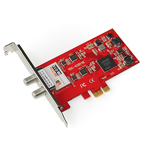 TBS 6281SE DVB-T2/T/C TV Dual Terrestrial HD Low-profile PCIe TV Tuner Card