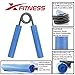 xFitness Metal Hand Gripper The Best Grip, Forearm & Finger Exerciser | Singer Gripper in 5 Colors, Resistance Level from 50 lbs. to 350 lbs. with Redefined Ergonomic Knurling (Blue, 100 LBS)
