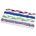 kilofly 4pc Girls Nonslip Grip Braided Headbands Teens Sports Hair Elastic Bands