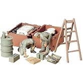 TAMIYA 1/35 German Tank Maintenance Crew TAM35180 Plastic Accys Figure Sets