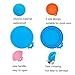 SACRONS Can Covers Universal Silicone Can Lids for Pet Food Cans Fits Most Standard Size Dog and Cat Can Tops BPA Free