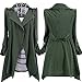 Fengbay Women's Casual Long Sleeve Jacket Size L Green