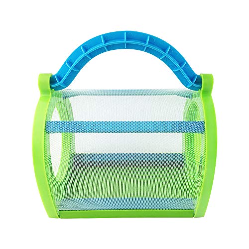 BlueStraw Kids Bug Catcher Critter Case, Portable Exploration Bug House Butterfly Dragonfly Cage Insect Collecting with Carrying Handle Outdoor Nature Educational Kit for Child Boys Grils Gifts