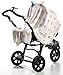 Swaddle Blanket (Premium Bamboo Muslin) 4 Pack + Bonuses: Stroller Clips & Baby Sleeping Guide By BabyVoice (White)