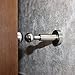 HUAYY 304 Stainless Steel Soft-Catch Magnetic Door Stop Protection Wall Mount Hydraulic Buffer Sound Dampening Bright Silver Door Stopper HYY-18012502