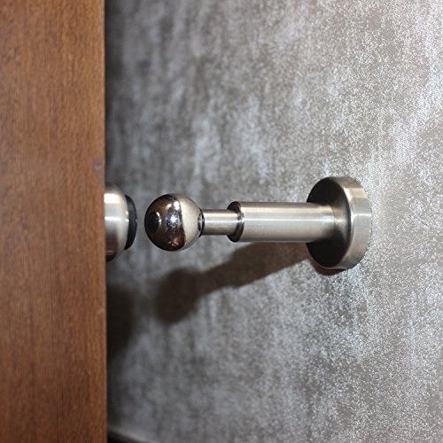 HUAYY 304 Stainless Steel Soft-Catch Magnetic Door Stop Protection Wall Mount Hydraulic Buffer Sound Dampening Door Stopper HYY-18012502