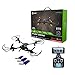 Contixo F6 RC Quadcopter Racing Drone 2.4Ghz 6-Axis Gyro with 720P Rotating HD Camera, FPV Live Feed, Headless, 18 Minutes Flight Time, 360 Flips, Mobile App, Hover, VR Ready (F6 Bundle2)