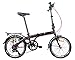 CAMP Folding Bike 25lb with Extra Folding Bikes Rack and Fenders 4lb Shimano 8 Speed 20 inch City (Black)thumb 1