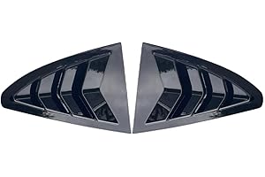 1Pair Rear Side Window Shutter Cover Air Vents Sunshade Louver Covers Car Window Trim Spoiler Compatible With Tesla Model X 2