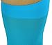 ToBeInStyle Women's Nylon Thigh High Schoolgirl Opaque Stockings (Neon Blue)