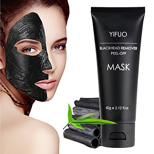 Blackhead Remover Mask,Black Mask,Deep Cleansing Anti Wrinkle Peel Off Charcoal Clay Black Mask for Acne,Blackheads,Facial Cleaning,Blemishes, Large Pores Strawberry nose.Unisex 2.12oz (60g)