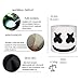 Music Festival Helmets, Latex Full Head Masks Halloween Party Props Costume Masks White